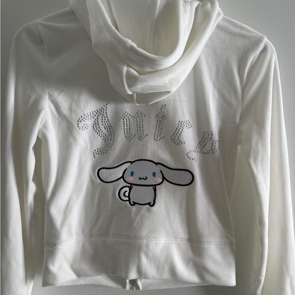 Juicy Couture x Hello Kitty Velour Tracksuit Jacket | Cinnamoroll White | XS